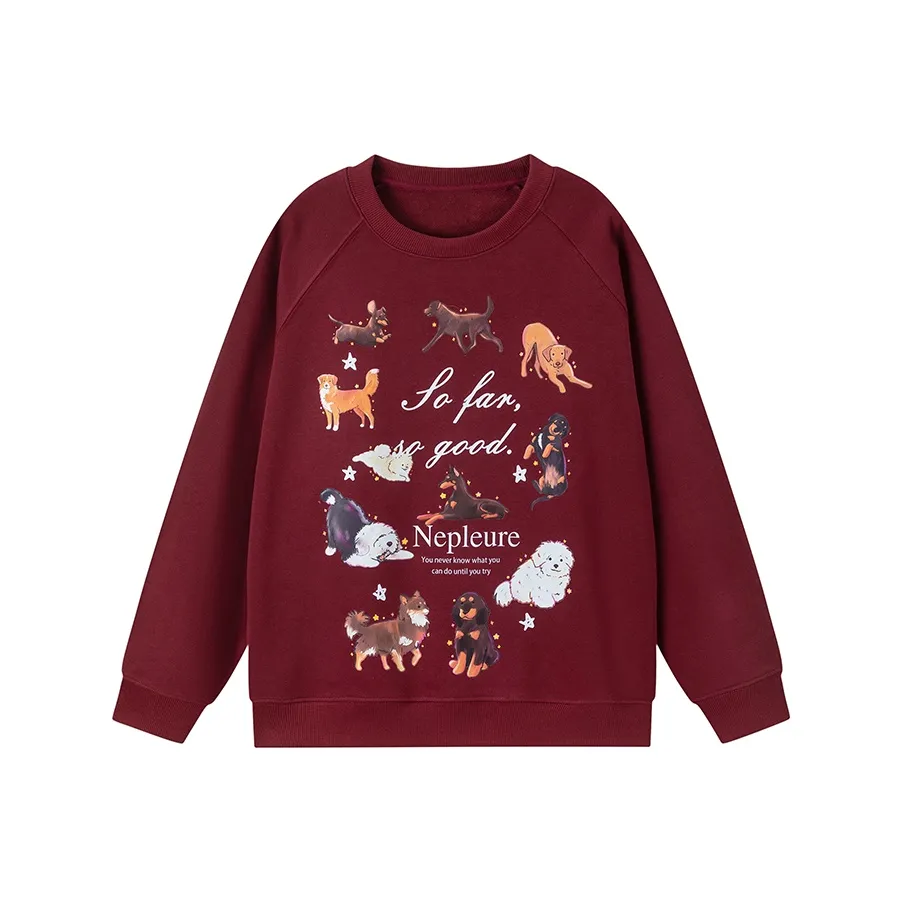 H YXIANG Красный Женский Свитшот