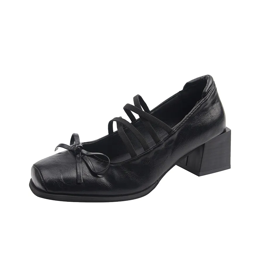 Wuji Грубый каблук Мэри Джейн туфли 4,5 см Женские