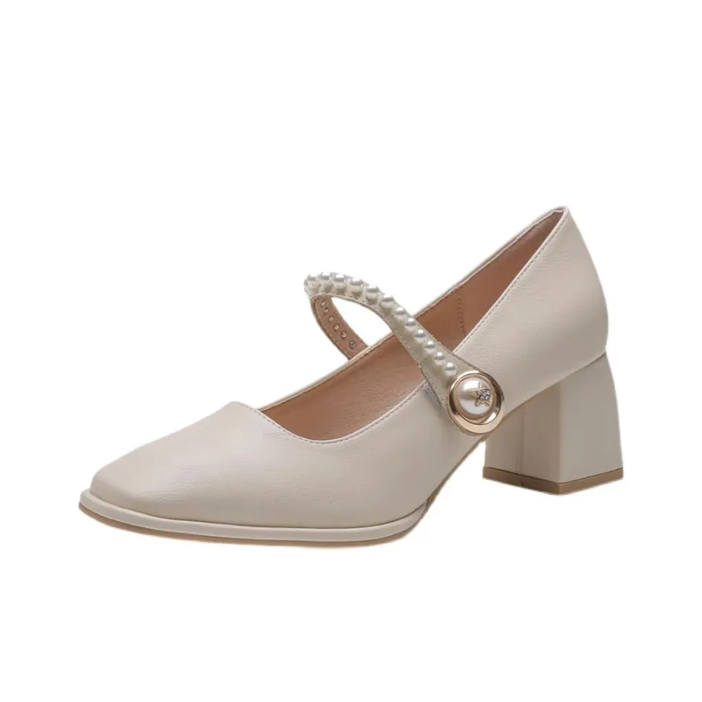 Wuji Квадратный каблук Высокие каблуки 5,5 см Женские