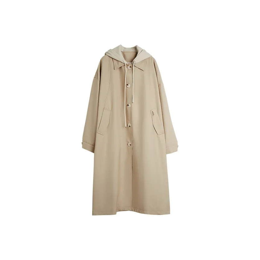 ELLE Khaki Женская тренч-куртка