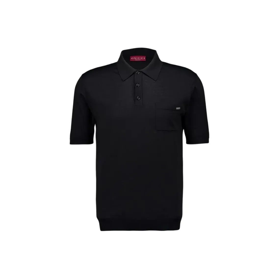 GUCCI Fine Knit Polo Top