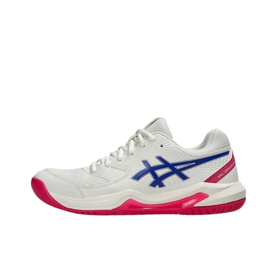 Asics Gel Dedicate 8 Теннисные Кроссовки Женские Белые Синие Розовые