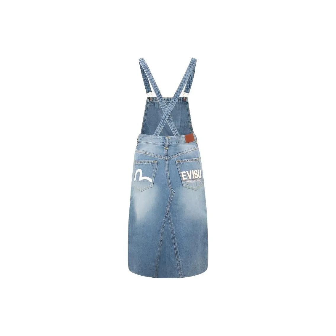 EVISU Sleeveless Denim Dress Women's Denim Blue