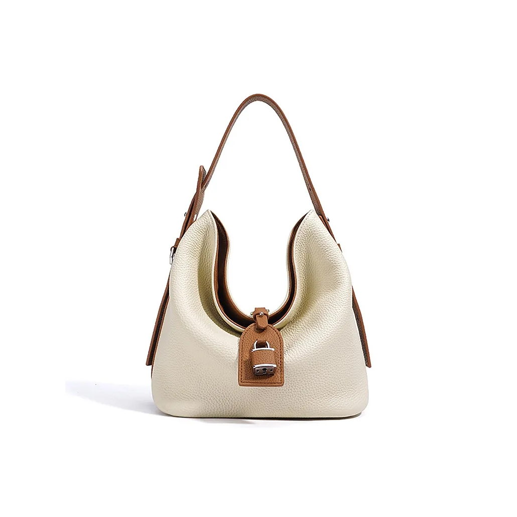 KAISER Сумка через плечо из коровьей кожи стандартная женская молочный коктейль белый черный