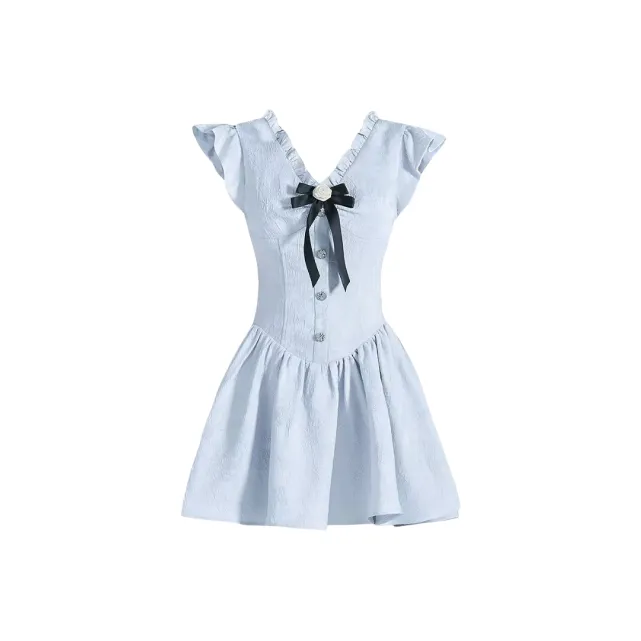 Wang Leshi Без рукавов Платье Женское