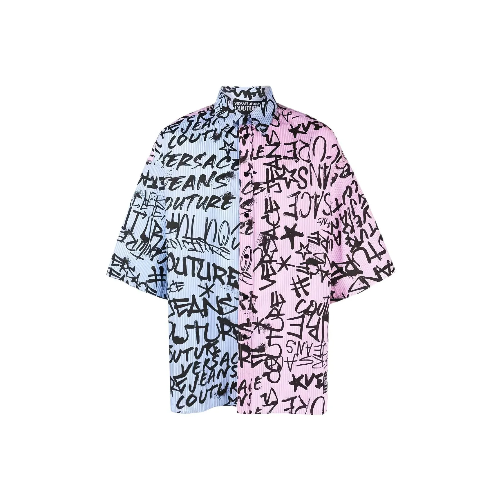 VERSACE JEANS COUTURE Shirt Men's Light Pink