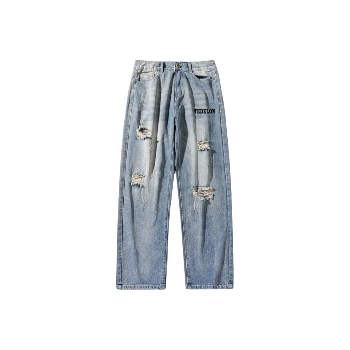 TAIZILONG 501 Винтажный синий Мужские Джинсы