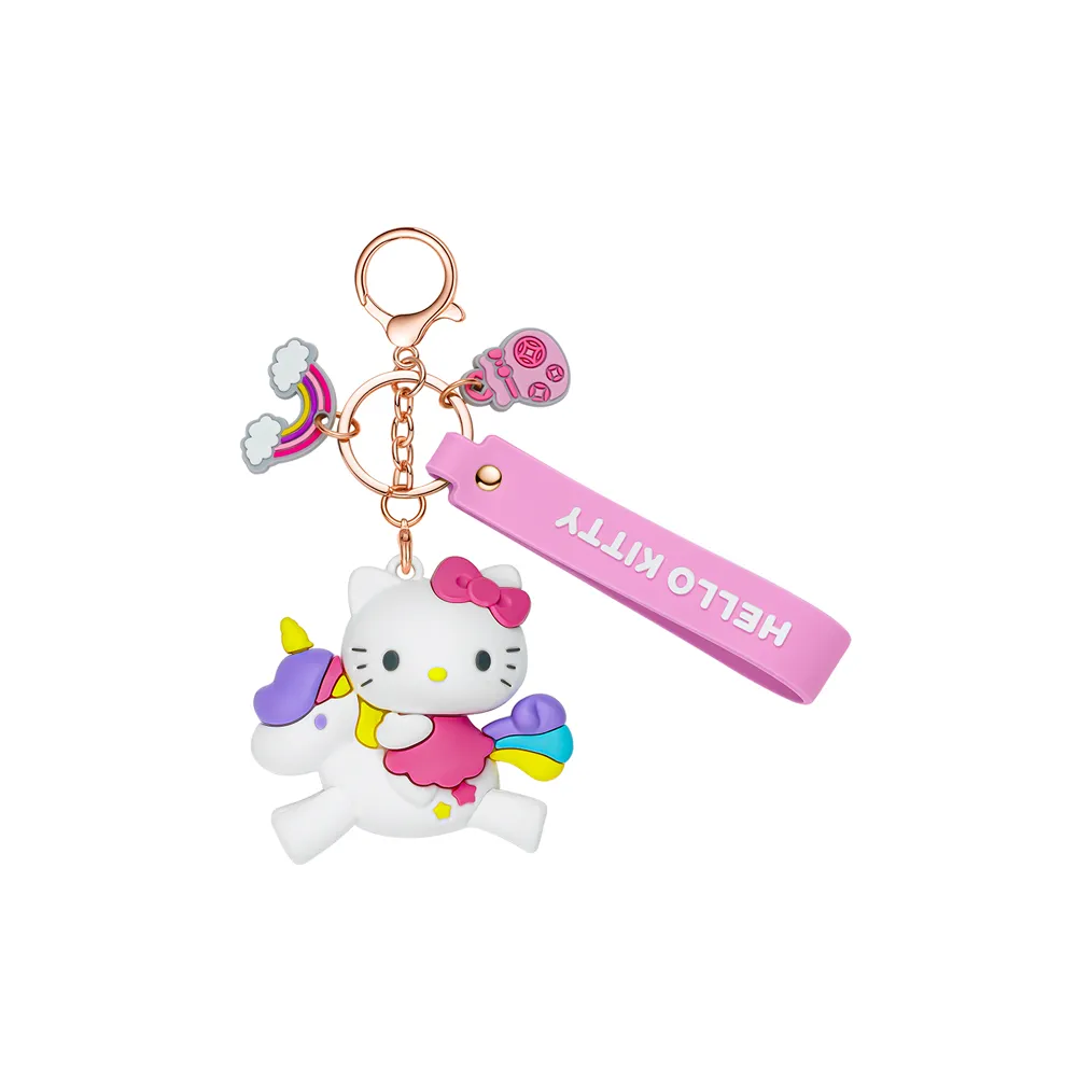 TIDECOLOR Sanrio Hello Kitty Sanrio Hello Kitty Hello Kitty Bowknot Cute Backpack Charm Keychain Decoration Merchandise IP