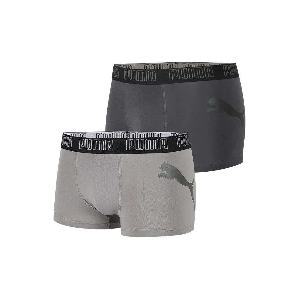 PUMA Боксер Мужской 2 упаковки Темно-серый Светло-серый