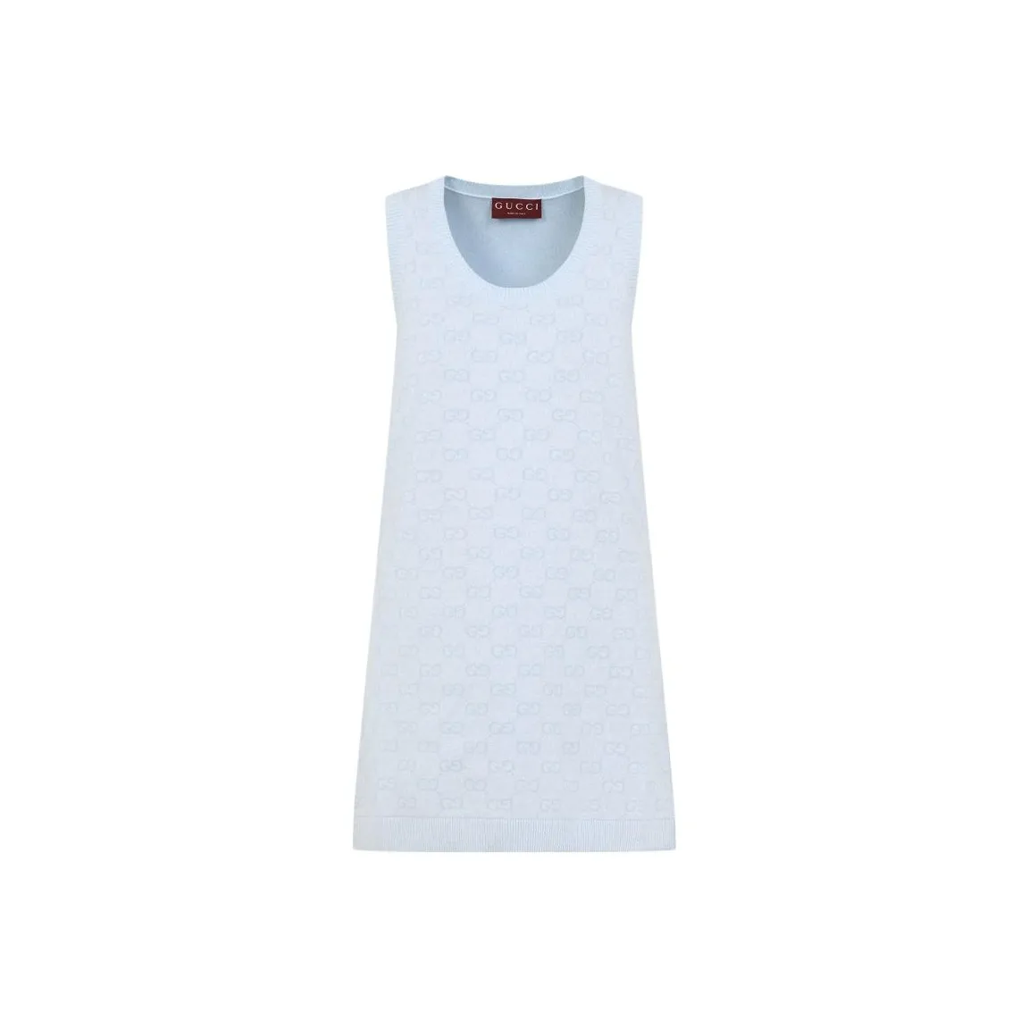 GUCCI Gg Cotton Jacquard Mini Dress