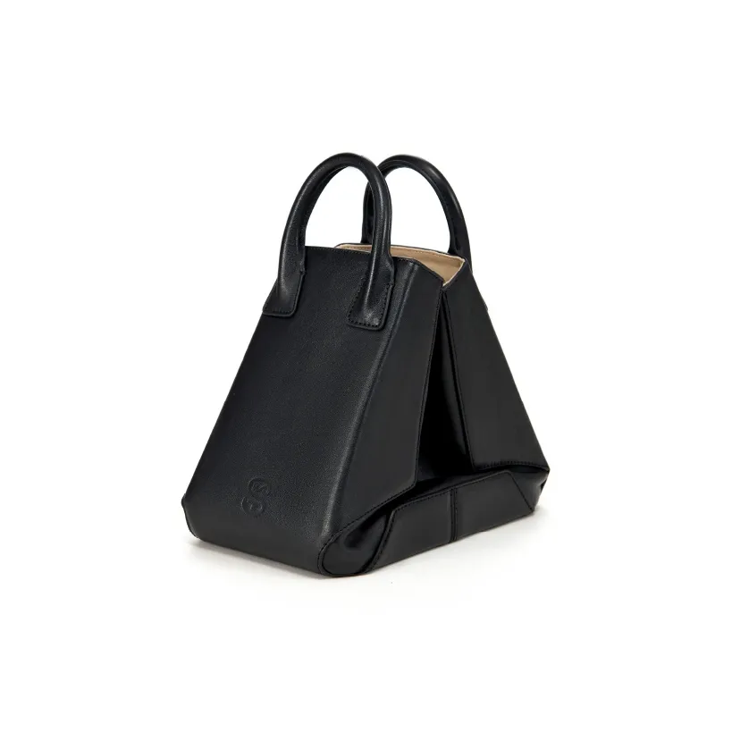 Simedin Вода Окрашенная Растительное Дубление Коровья Кожа Сумка Стандартная Женская Глубокий Черный Темный Кофейный