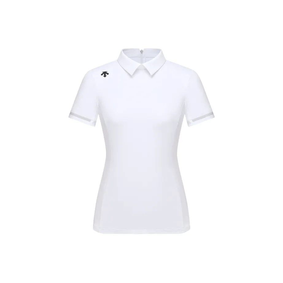 DESCENTE Осенний Короткий Рукав Поло Женские