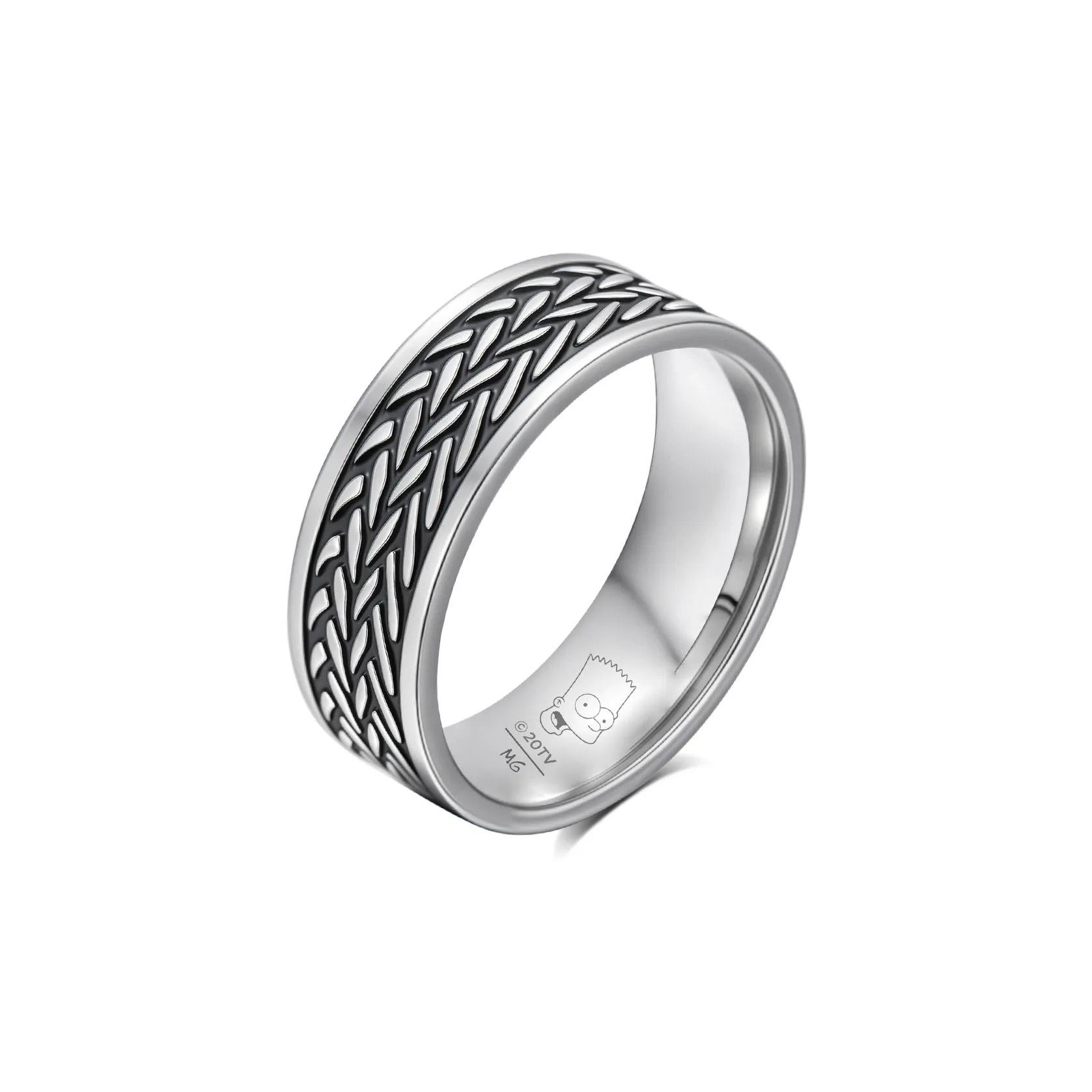 The Simpsons Титановые стальные кольца унисекс