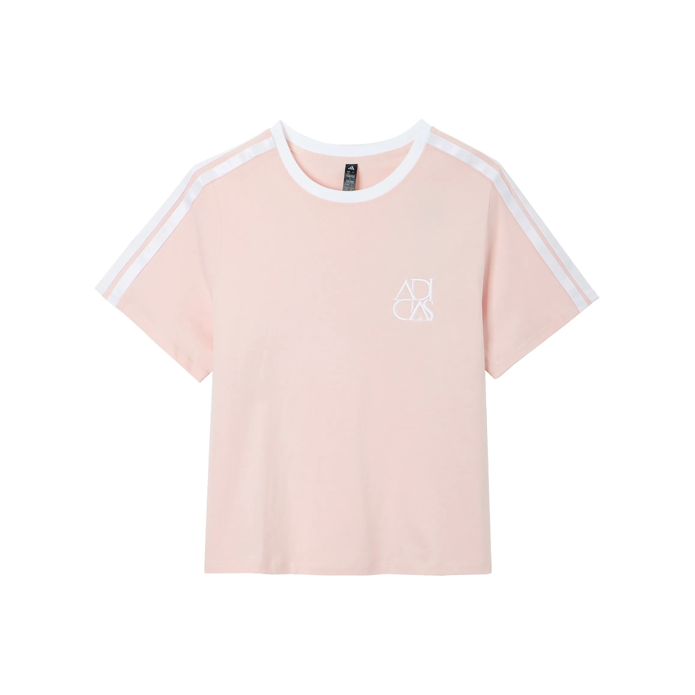 Adidas Dance Стандартная футболка Женская Светло-розовая