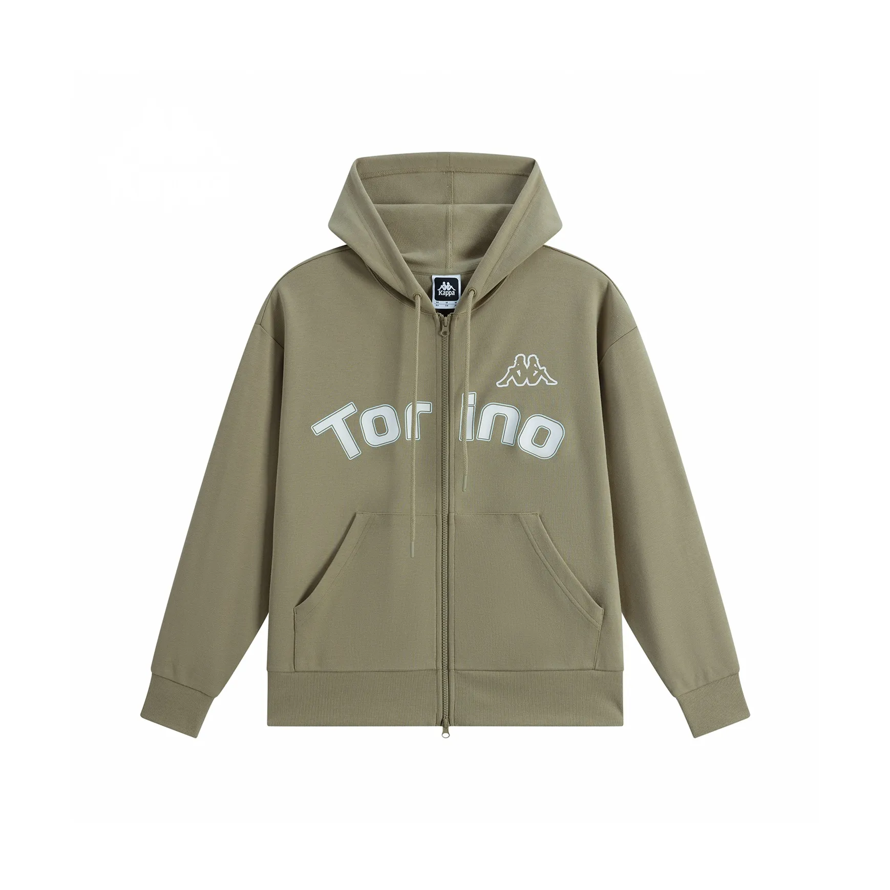 KAPPA 1916 Series Свитшот Унисекс Серебряный Шалфейно-зеленый