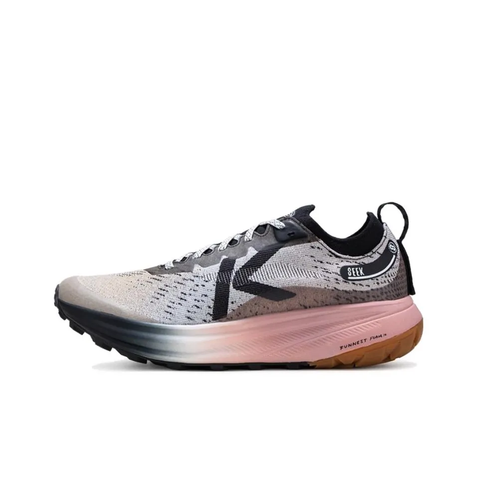 KEEN Seek Аbrasion Resistant Дышащий Отскок Низкий Топ Беговые кроссовки Мужской Черный