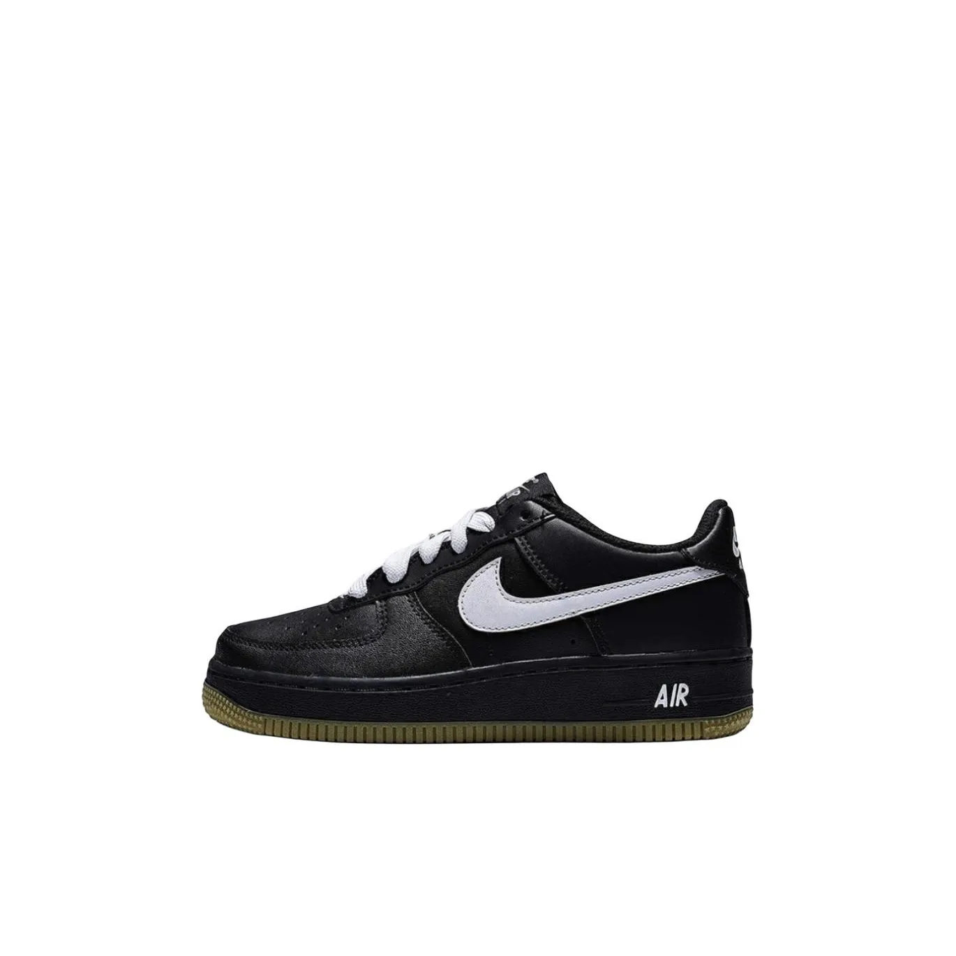Nike Air FORCE 1 LV8 Low Топ Детские Скейтбординги Черный Унисекс