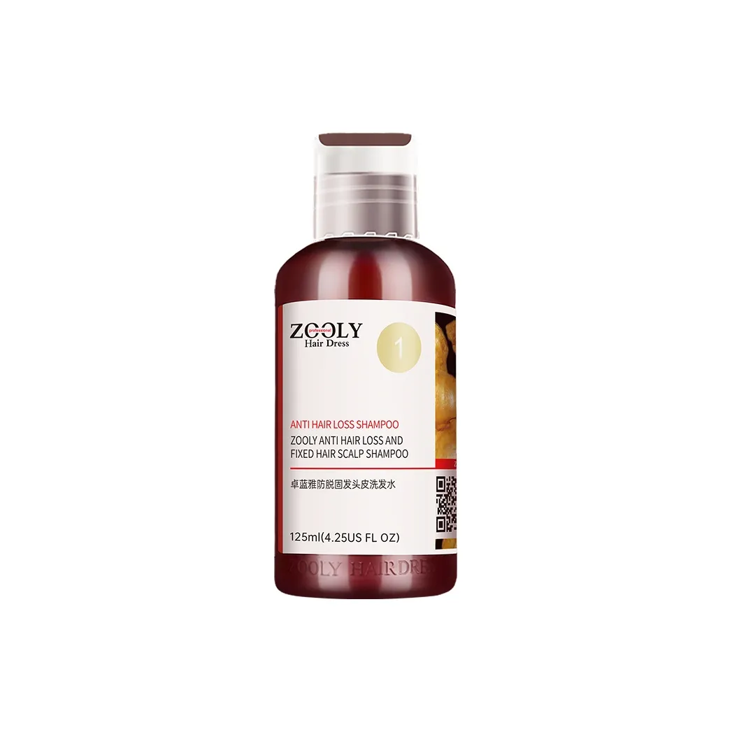 ZOOLY Имбирный Шампунь против выпадения волос 125 мл