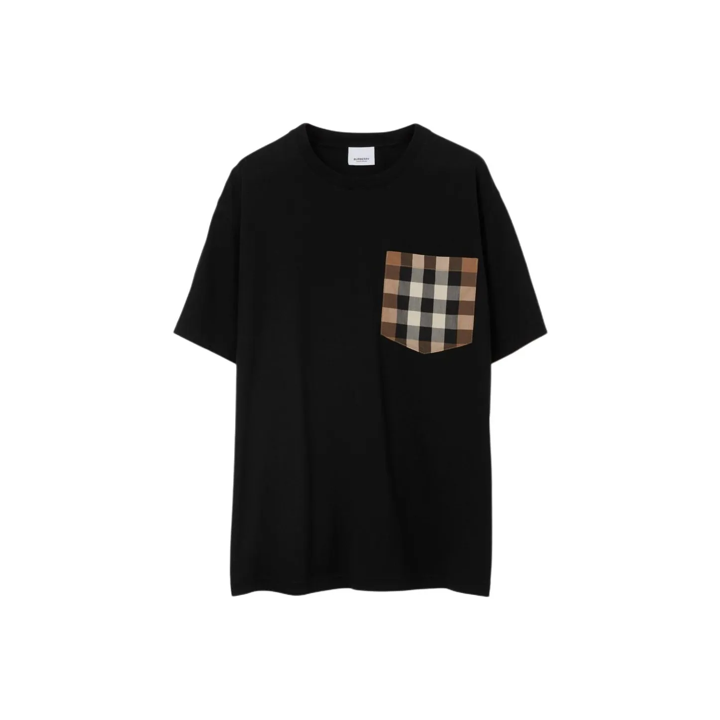 Burberry Check pocket T shirt