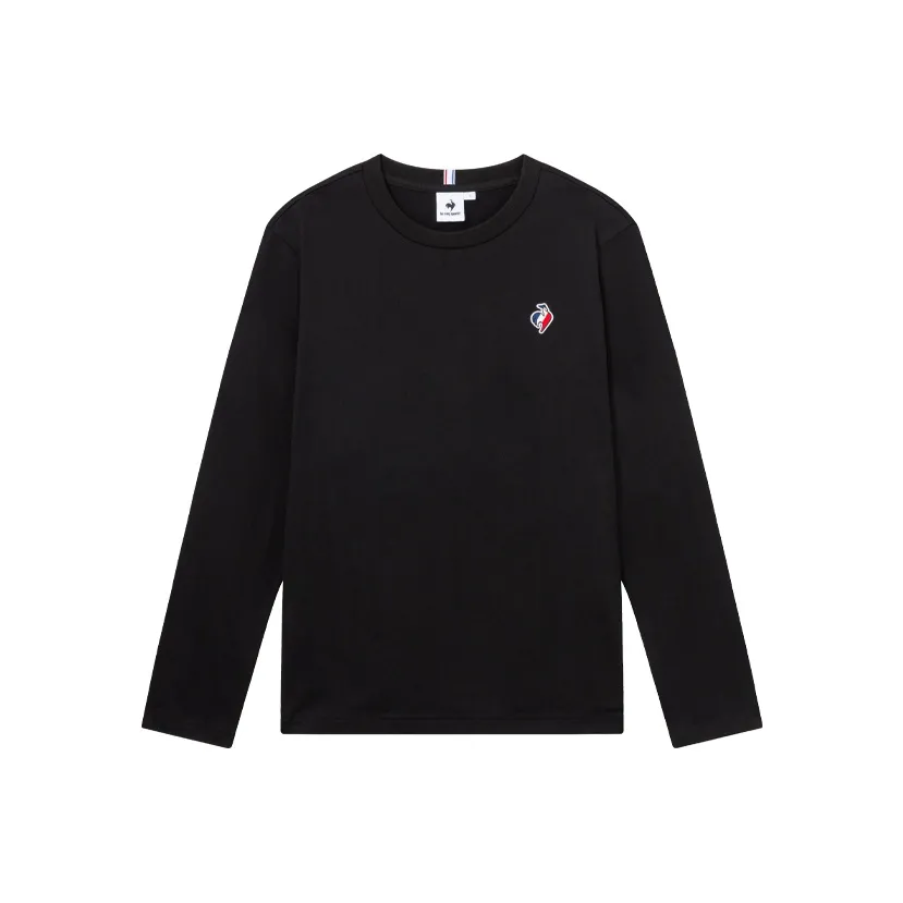 Le Coq Sportif Круглый вырез Спортивная Длинная рукавная рубашка Унисекс