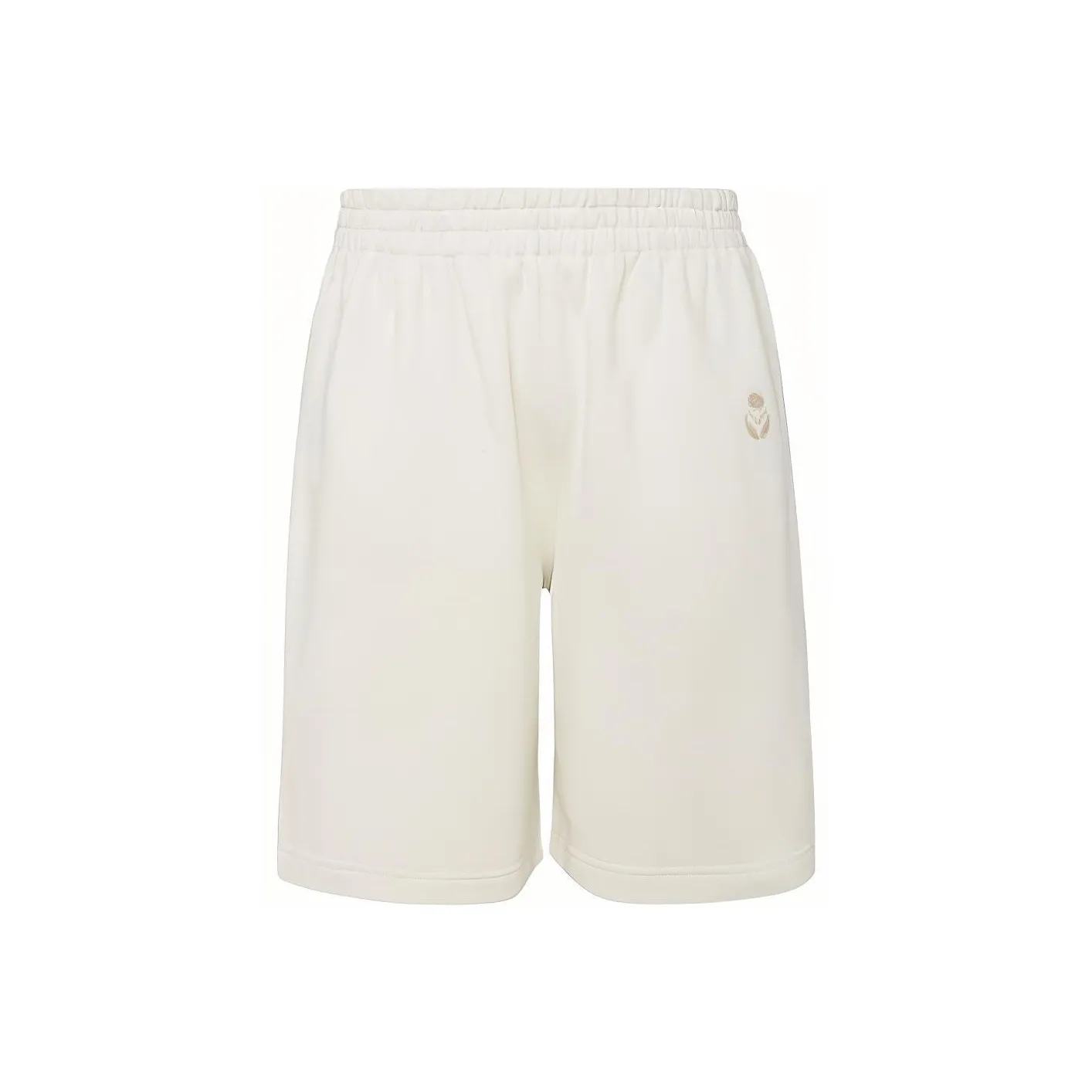 ISABEL MARANT Logo Embroidered Straight Cut Shorts