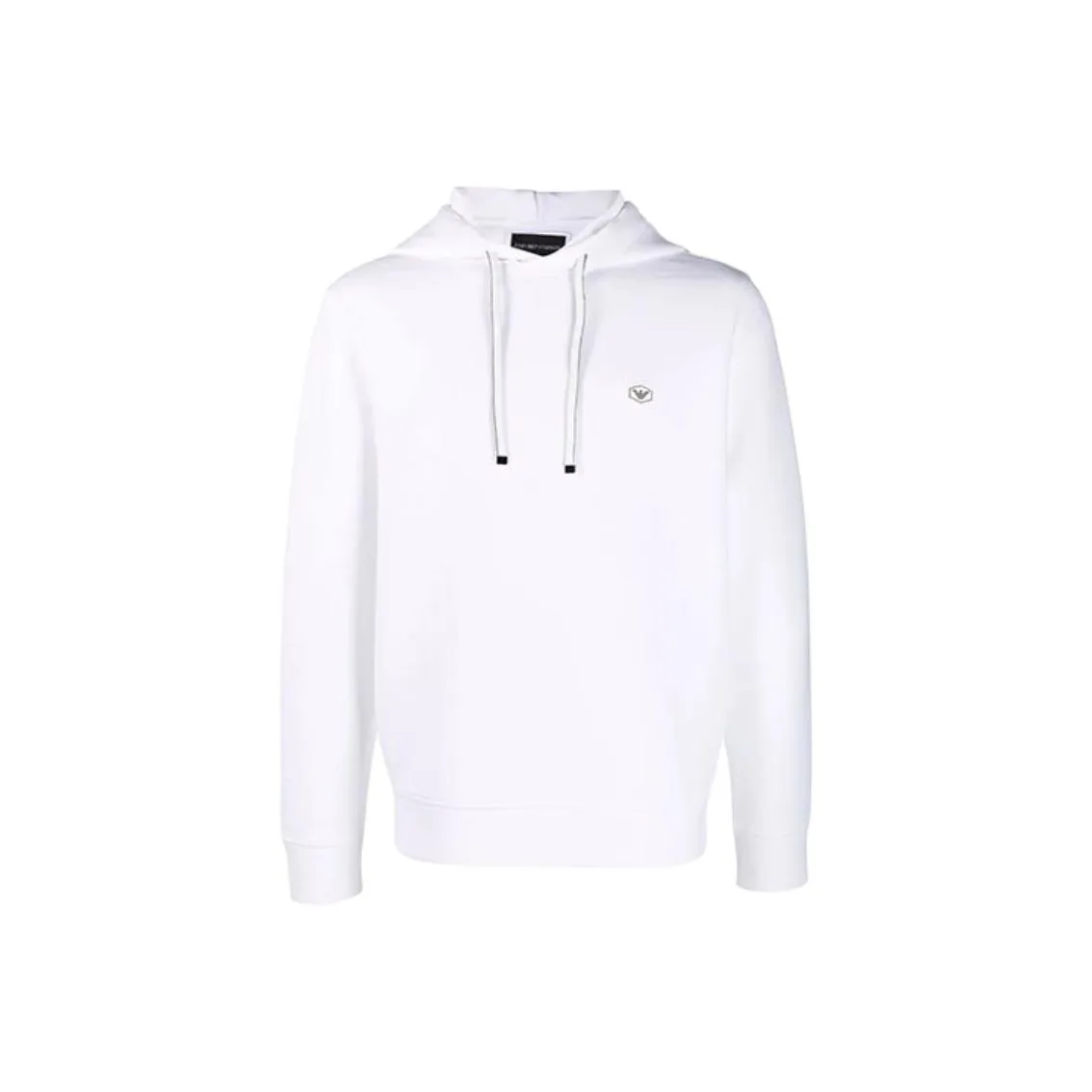 EMPORIO ARMANI Logo Patch Drawstring Hoodie