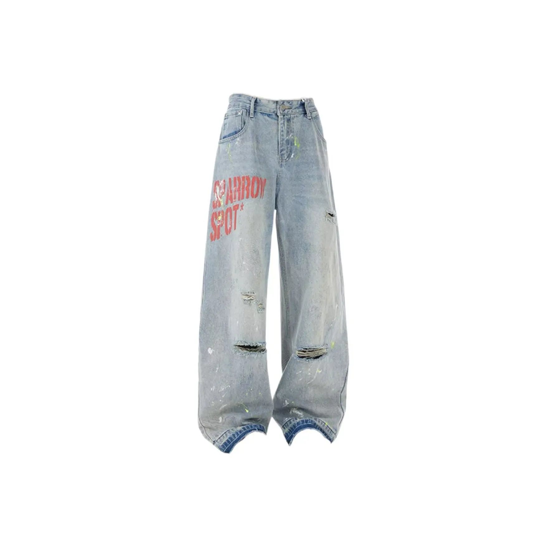 JOPPTI Blue Women's Jeans JOPPTI Синий Женские Джинсы