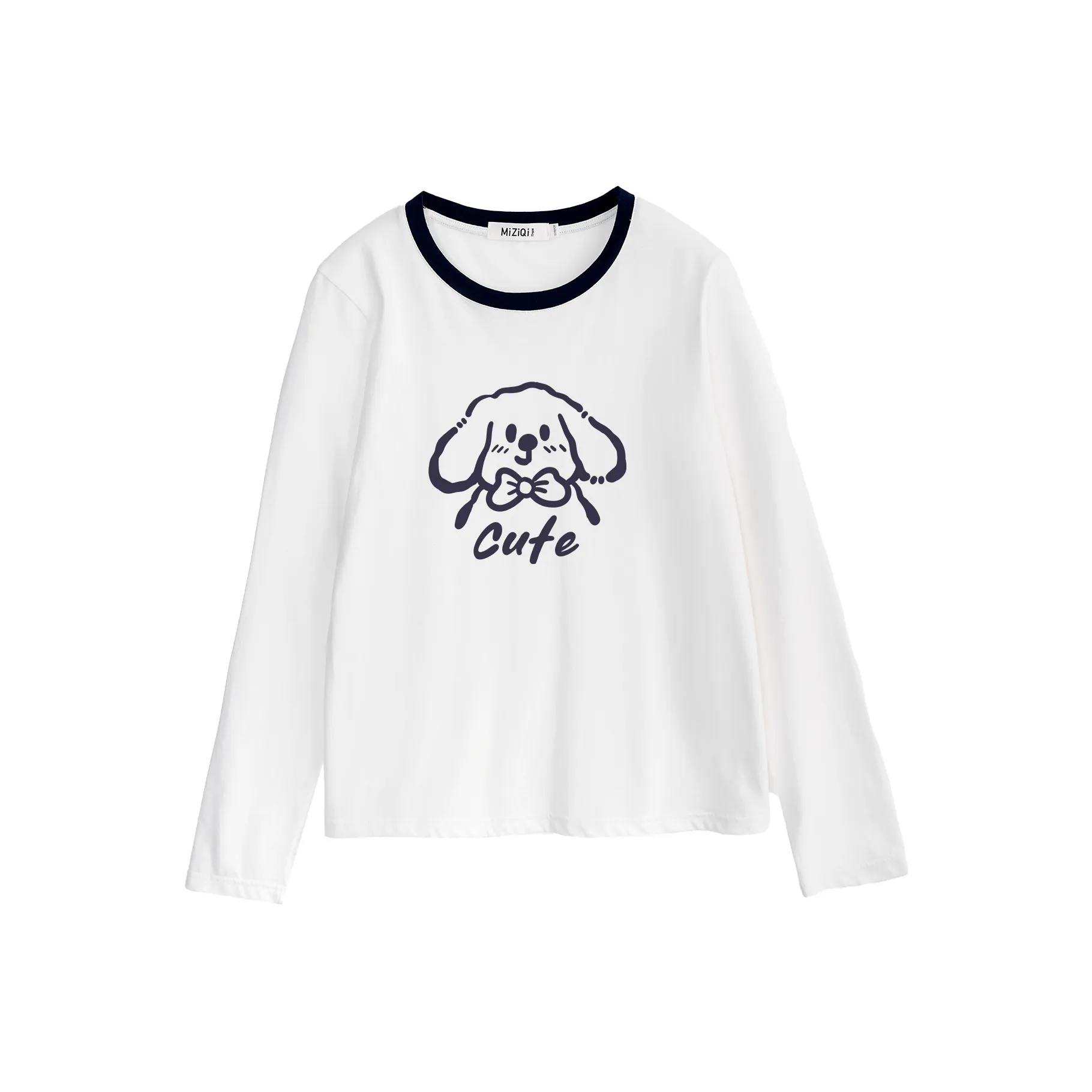 MIZIQI Комплект с длинным рукавом рубашка женские