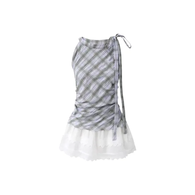 Wang Leshi Без рукавов Платье Женское