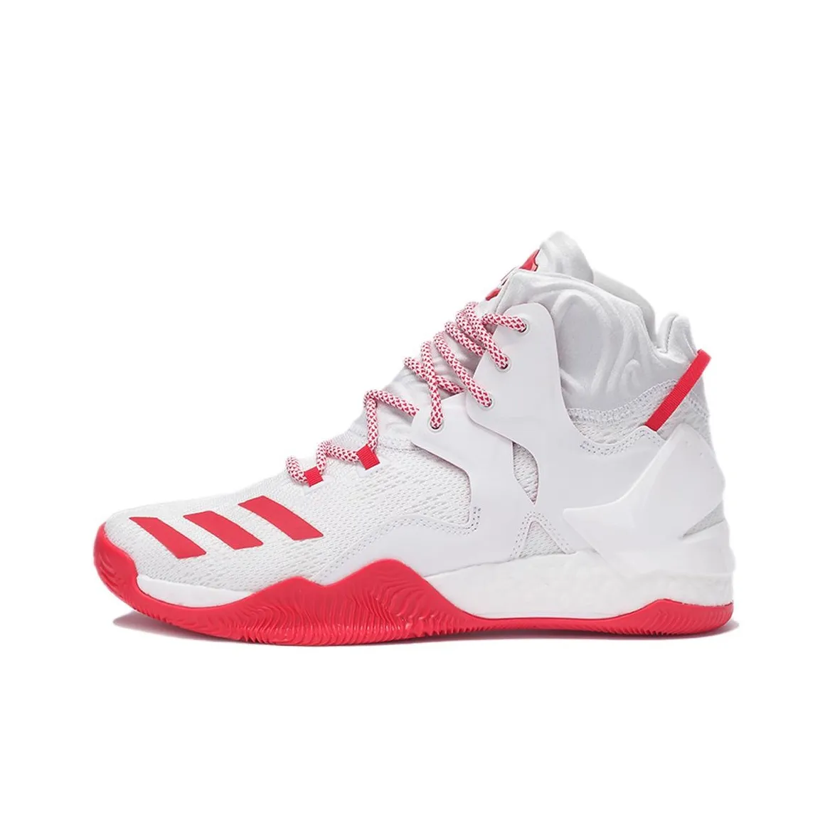 Adidas D Rose 7 High Топ Баскетбольные кроссовки Мужской Белый Красный