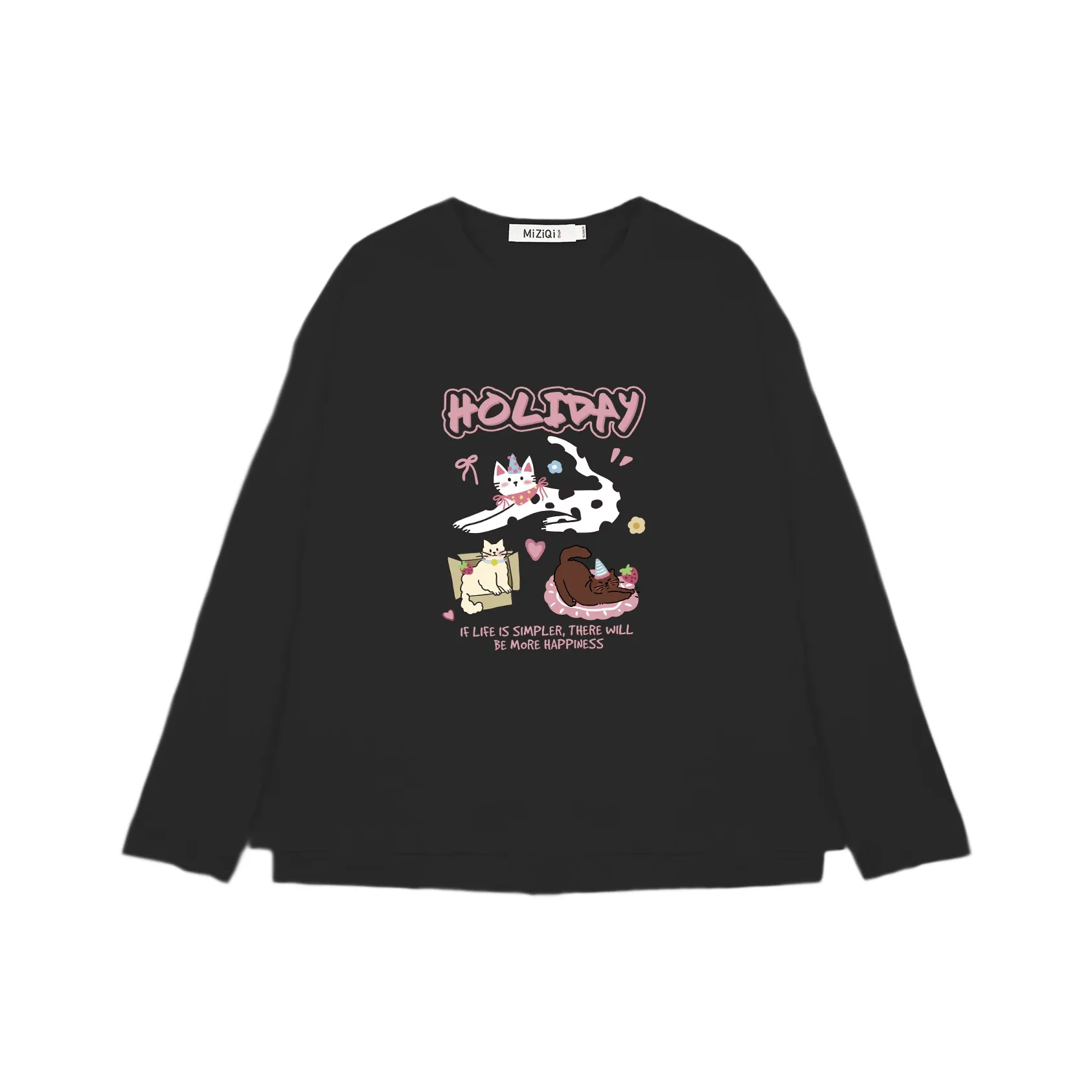 MIZIQI Комплект с длинным рукавом рубашка женские