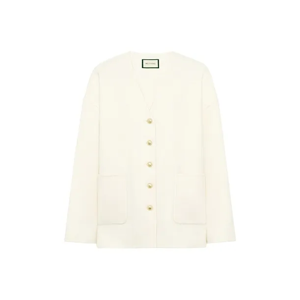 MEIYANG Белое Женское Пальто