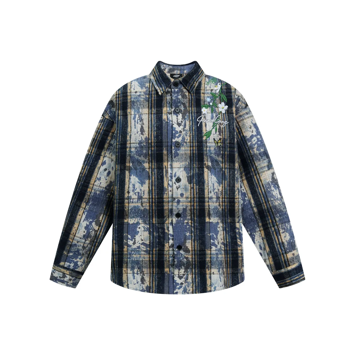 404MOB GANG Blue Unisex Shirts