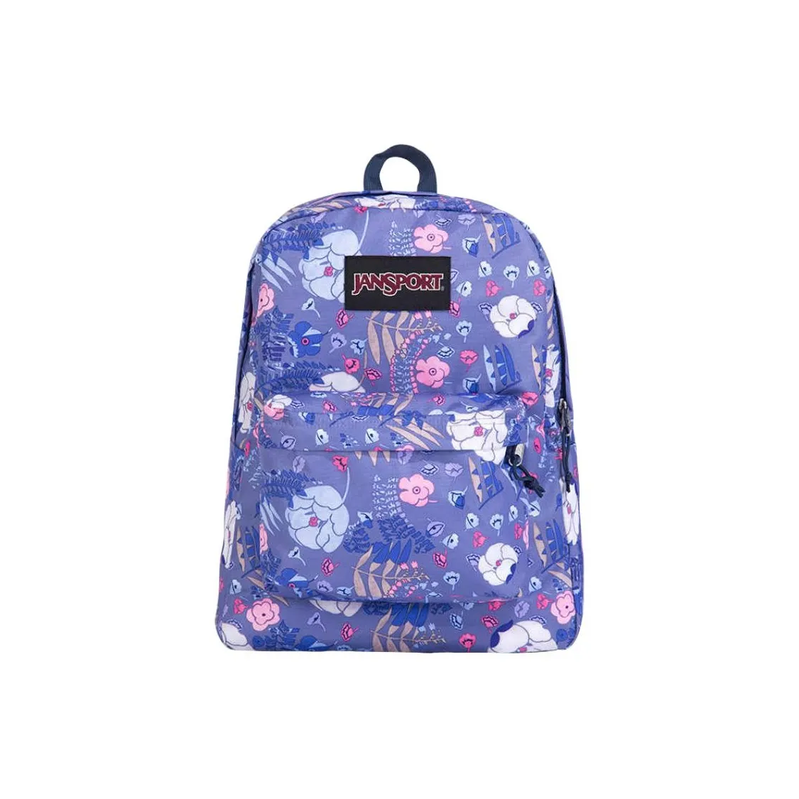 JanSport Полиэстер Рюкзак Средний Женский Синий с VIBRANT Принт