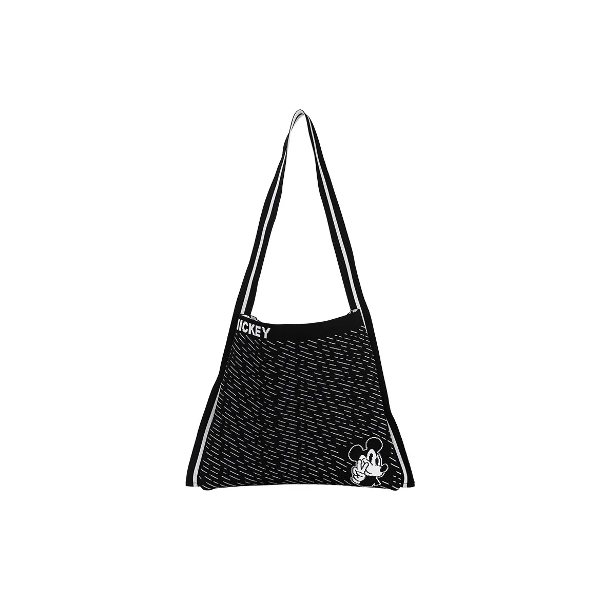 MESUCA ×Disney Коллаборация Mickey Series Полиэстер Сумка-тоут Сумка через плечо Стандартная Женская Черная