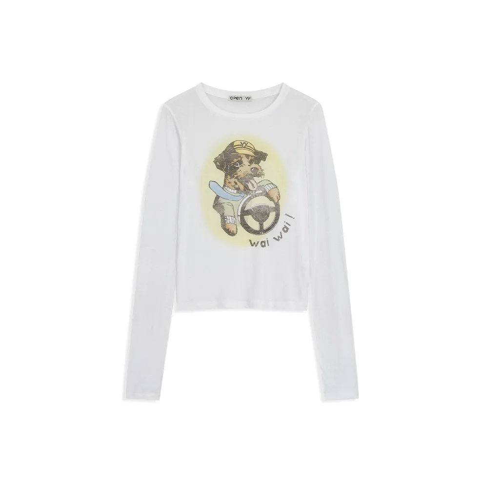 OPENyy Белые Женские T-рубашки