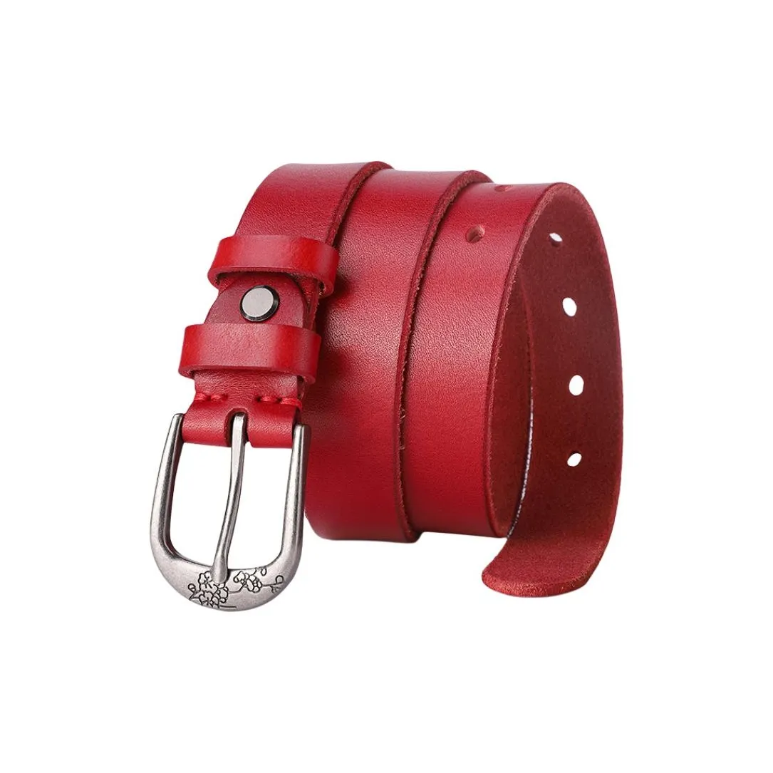 Devanro Ремни из коровьей кожи женские 2,8 см