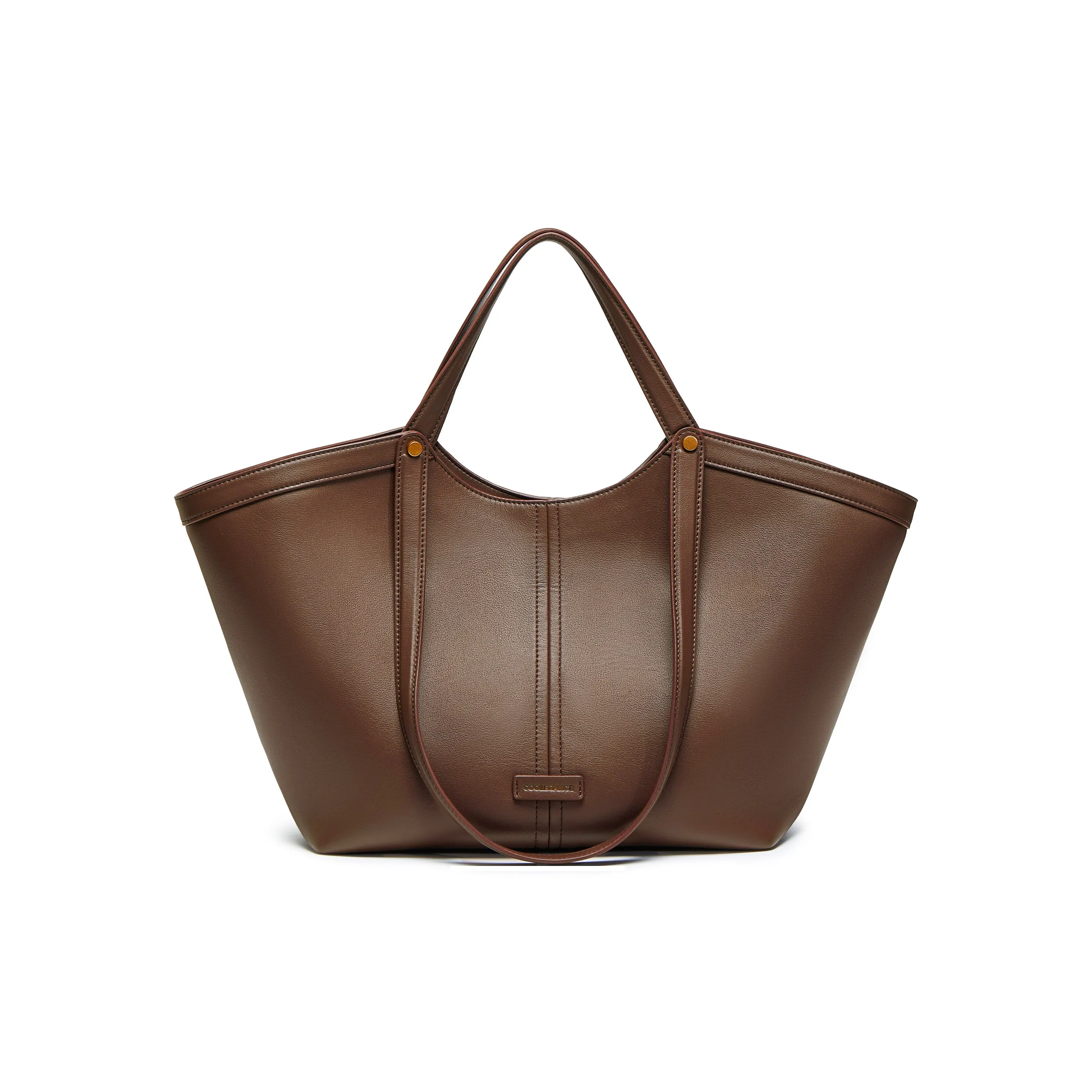 BELLE Сумка из искусственной кожи с коровьей спилковой текстурой сумка-тоут сумка через плечо большая женская кофейно-коричневый