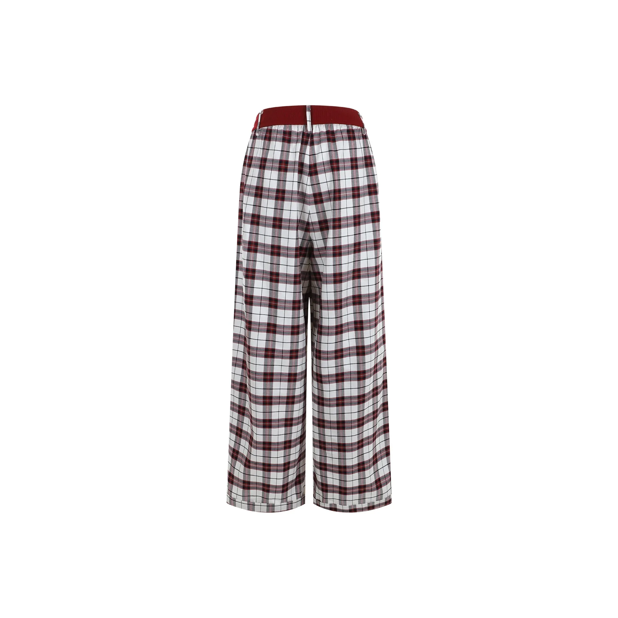 BSEVENI Клетка Брюки Женские Повседневные Брюки