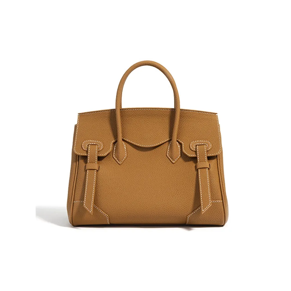 Kaiser Сумка из коровьей кожи женская янтарного ледникового серого черного цвета