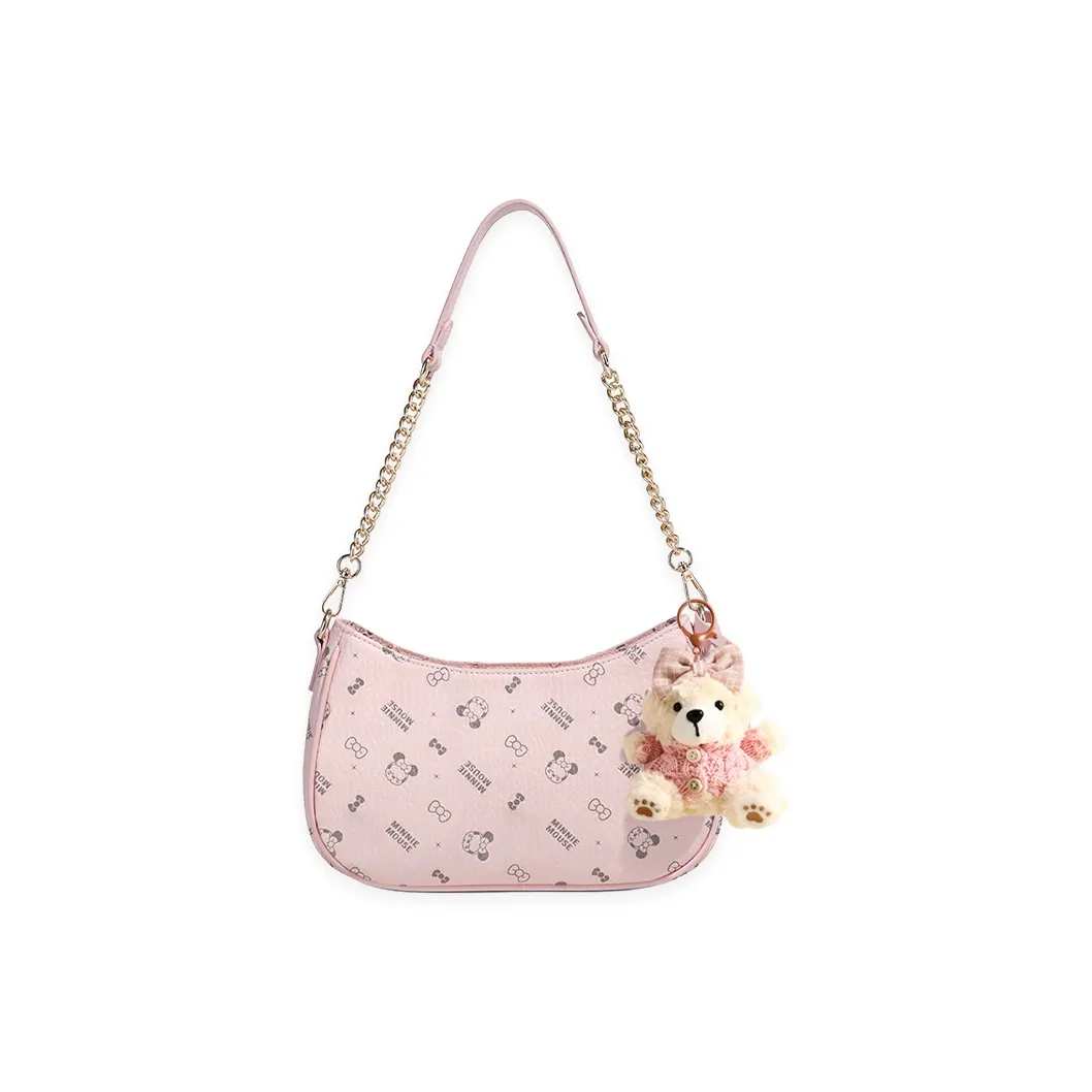 Disney ПВХ Сумка через плечо Женская Вишневый цветок Розовый Кофейный