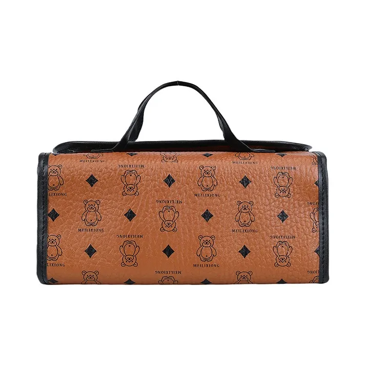 OMGD Женские Большой объем Принт Портативный Путешествие Косметика Мешок для хранения с отделениями Сумка Туалетная сумка