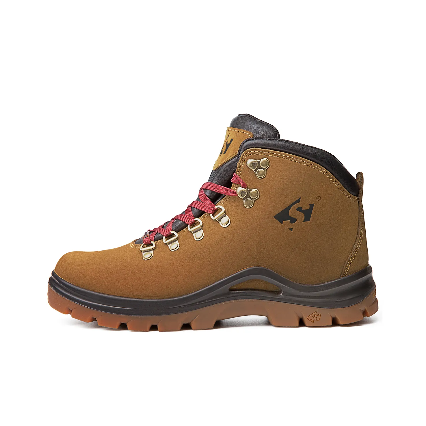SLEADER Compass Series Mid top Outdoor Shoes Unisex Warm Brown