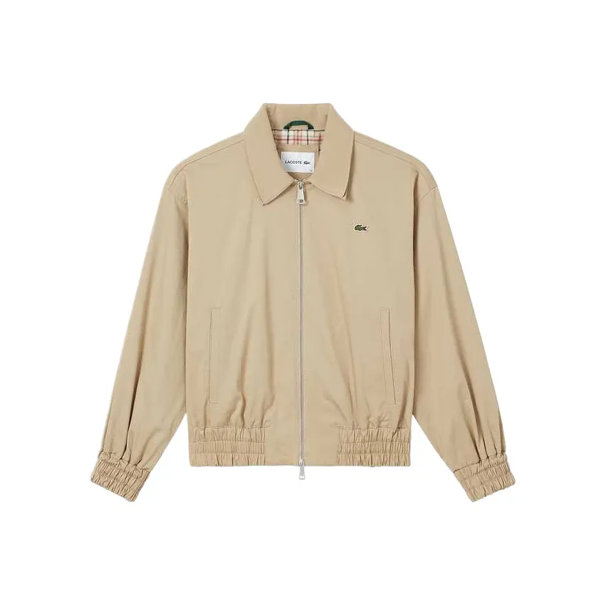 LACOSTE Молочный кофейный Женские Куртки