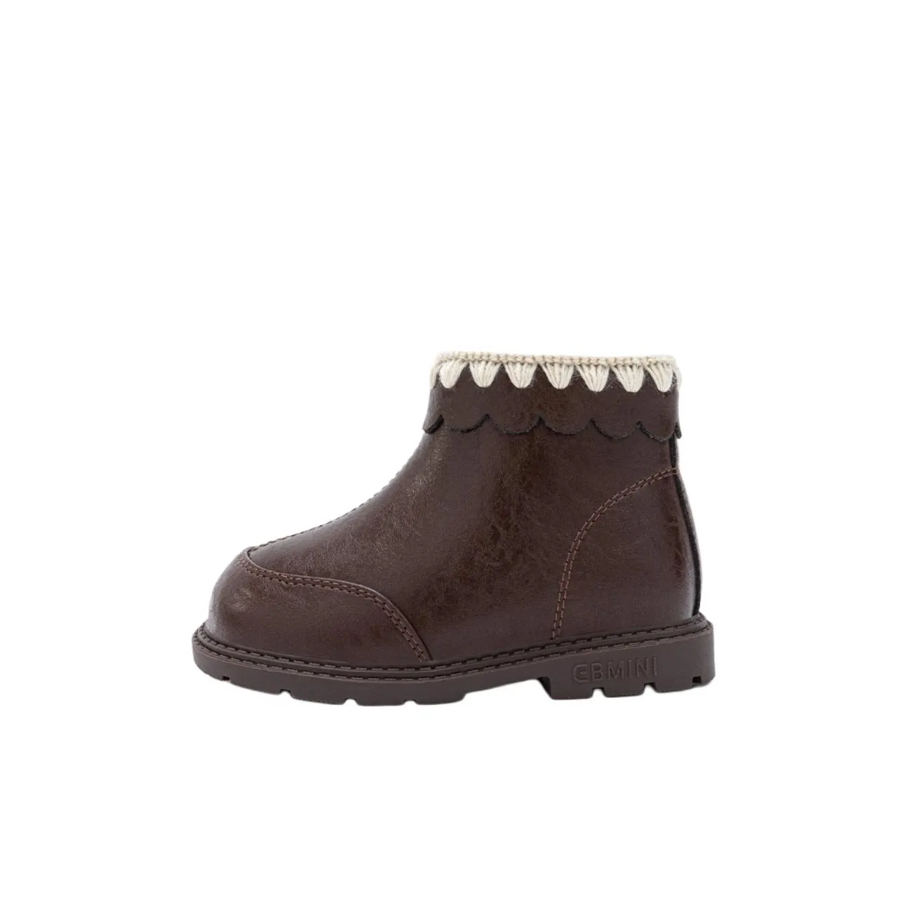 EBMINI Противоскользящий Анти-KICK Устойчивый к истиранию Легкий Амортизация Термический Высокий Топ Детские ботинки Детский