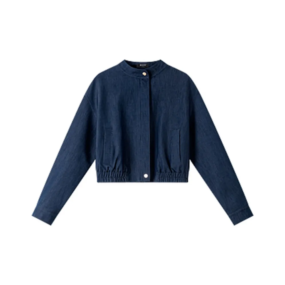 LUYOUYE Джинсовый синий Женская Джинсовая куртка