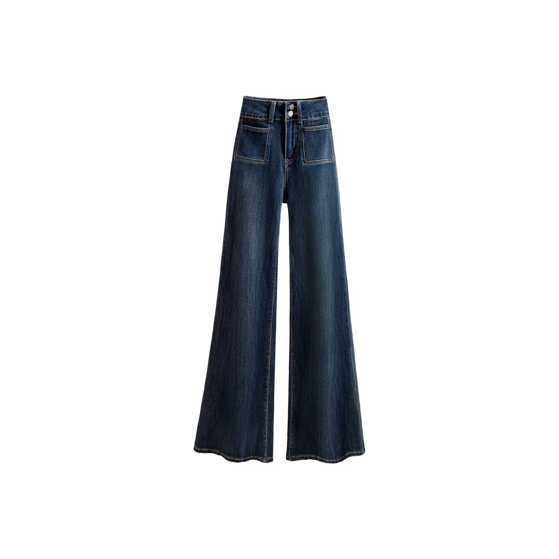 SIBAISHE Темно-синий женский джинсы