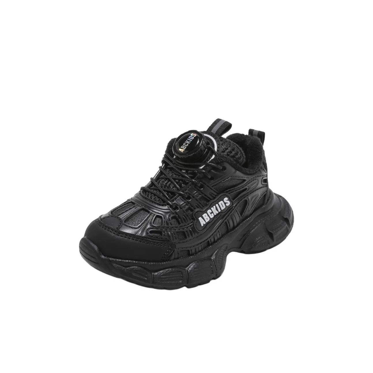 ABC KIDS Slip Resistant Anti Kick Abrasion Resistant Thermal Low Top Kids Lifestyle Shoes Black White Kids'