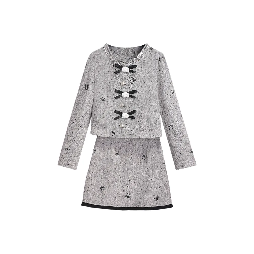 GORGEOUSIDEA Осенне-зимний комплект с юбкой для женщин