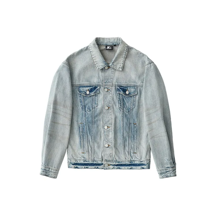 STARTER Светло-синий деним Унисекс Джинсовые куртки